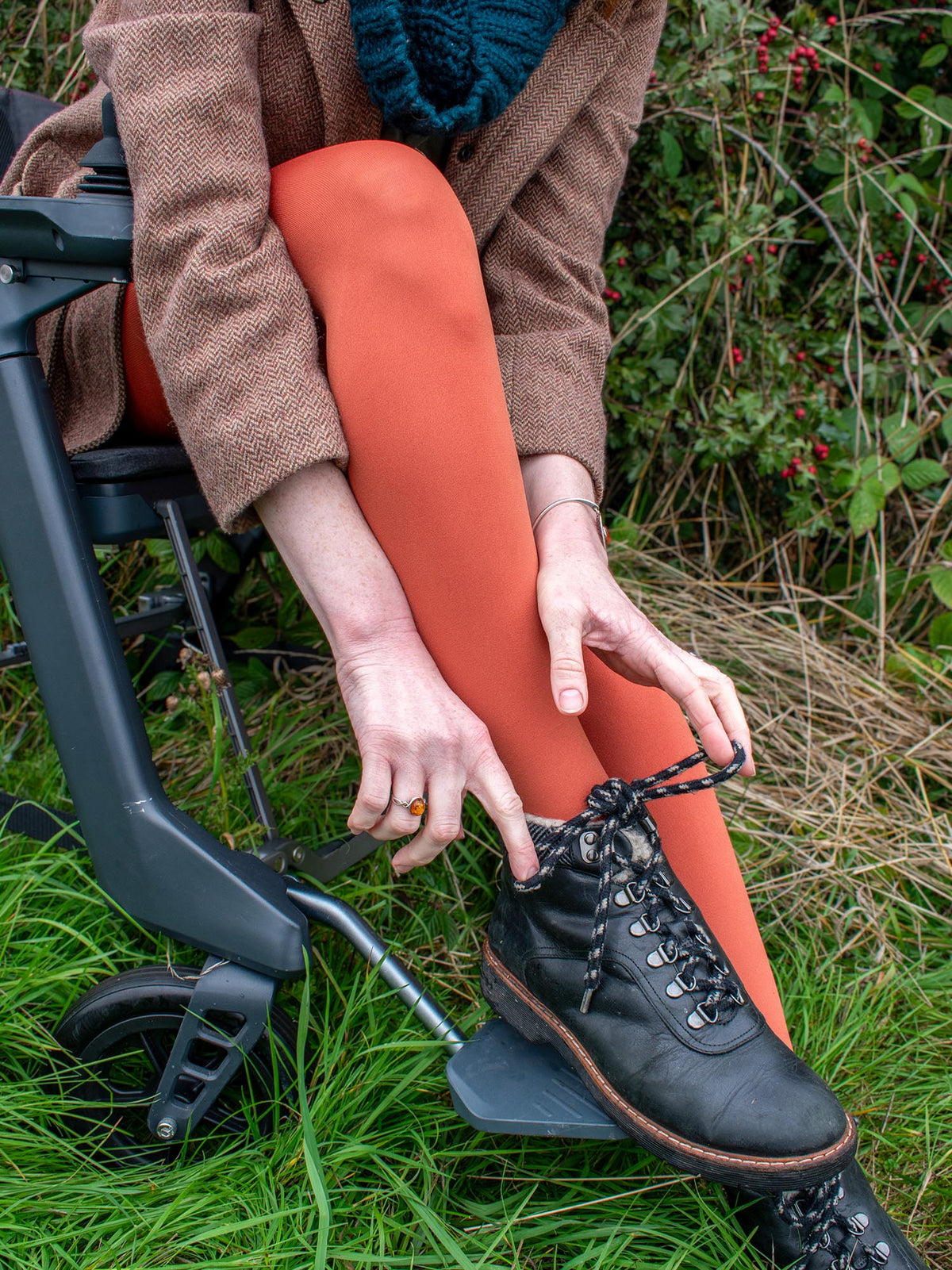 Super Opaque 120 Den Tights - Pumpkin Spice