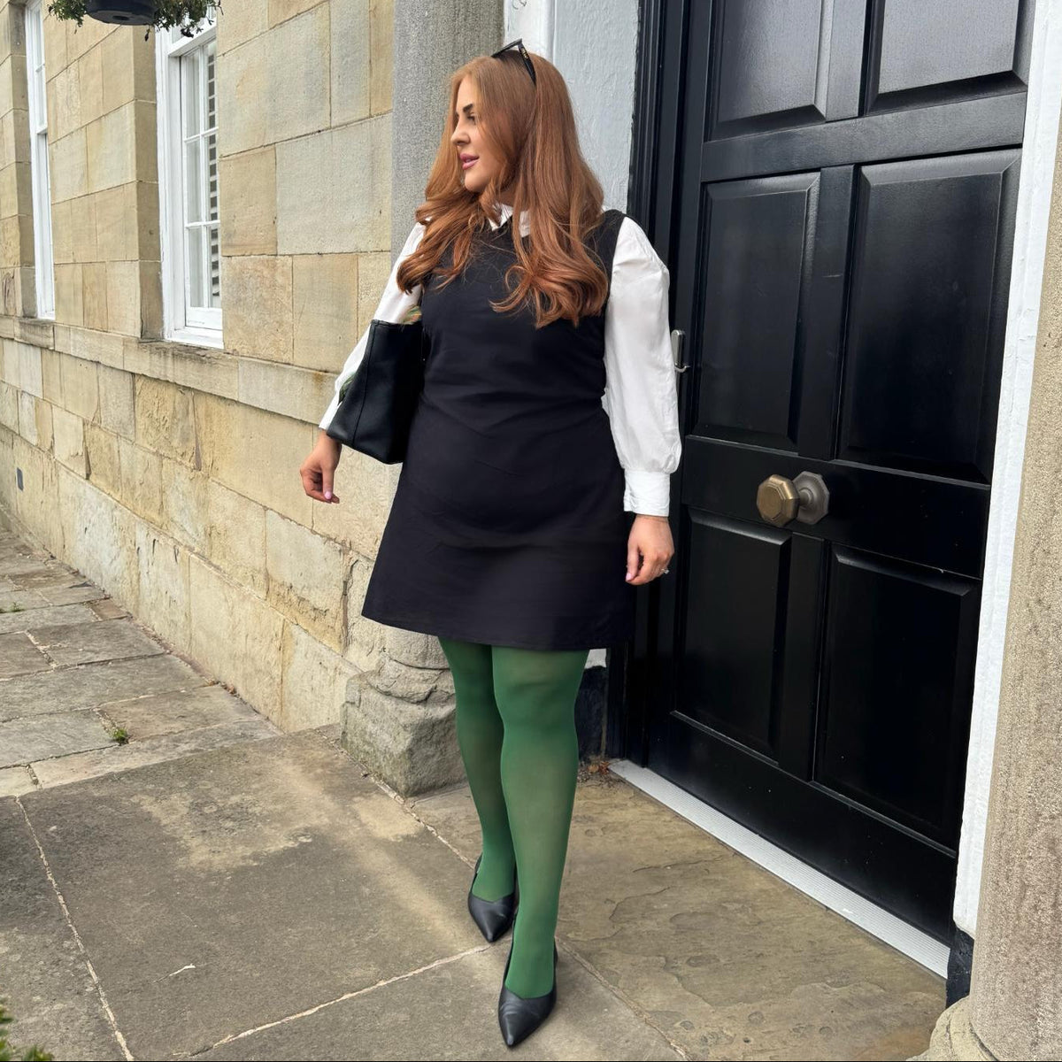 Semi-Opaque 50 Denier Tights - Petit Pois