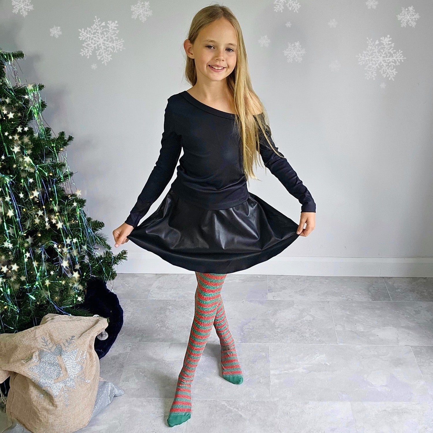 Tween Tights - Fancy Elf