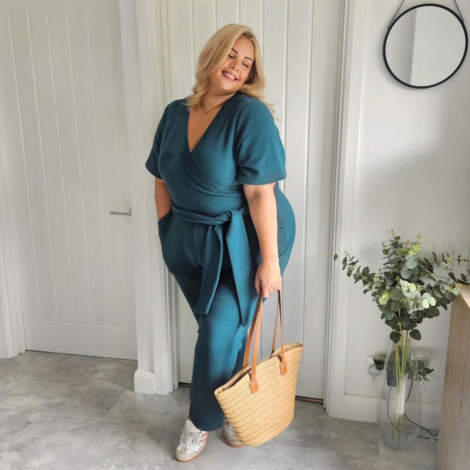 Ottoman Wrap Jumpsuit