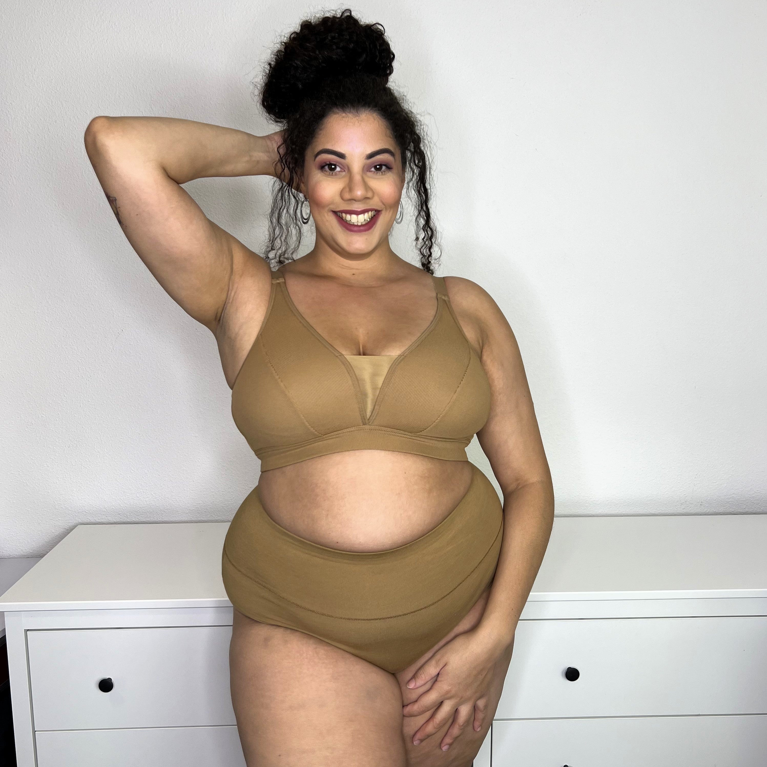 Full Cup Bra, None Wired - Caramel - Snag – Snag US