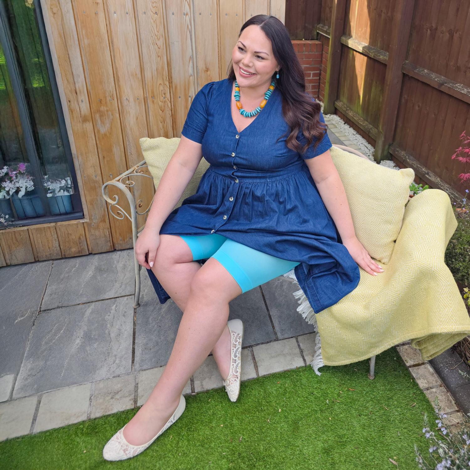 Stay Cool Chub Rub Shorts - Blue Curaçao