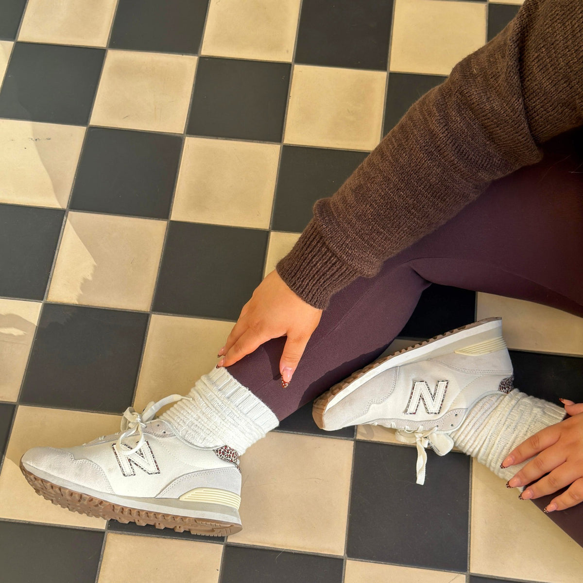 Everyday Crew Socks - White