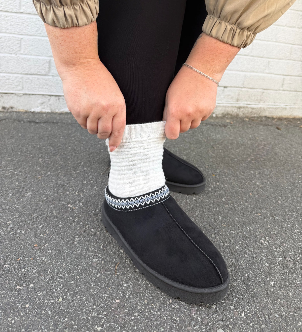 Everyday Crew Socks - White