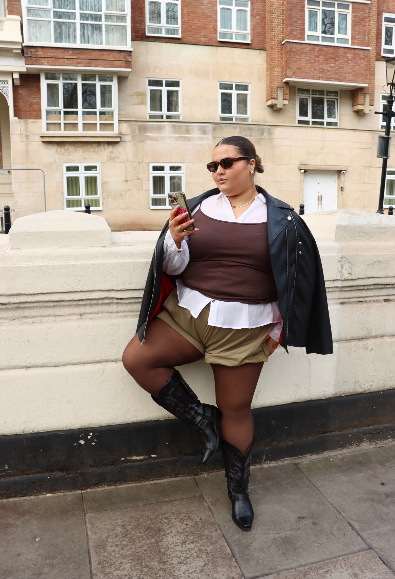 Semi-Opaque 50 Den Tights - Hot Chocolate