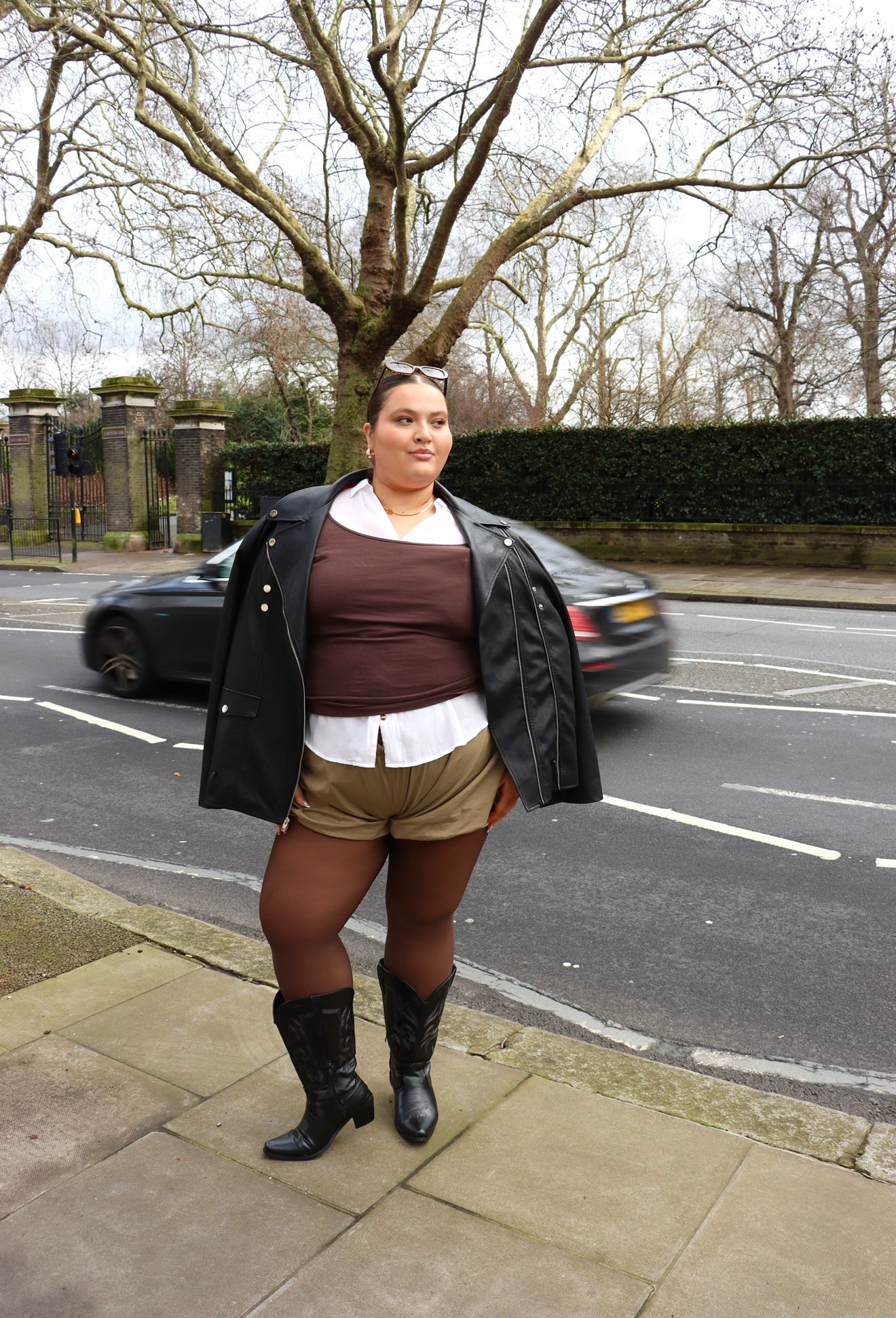 Semi-Opaque 50 Den Tights - Hot Chocolate