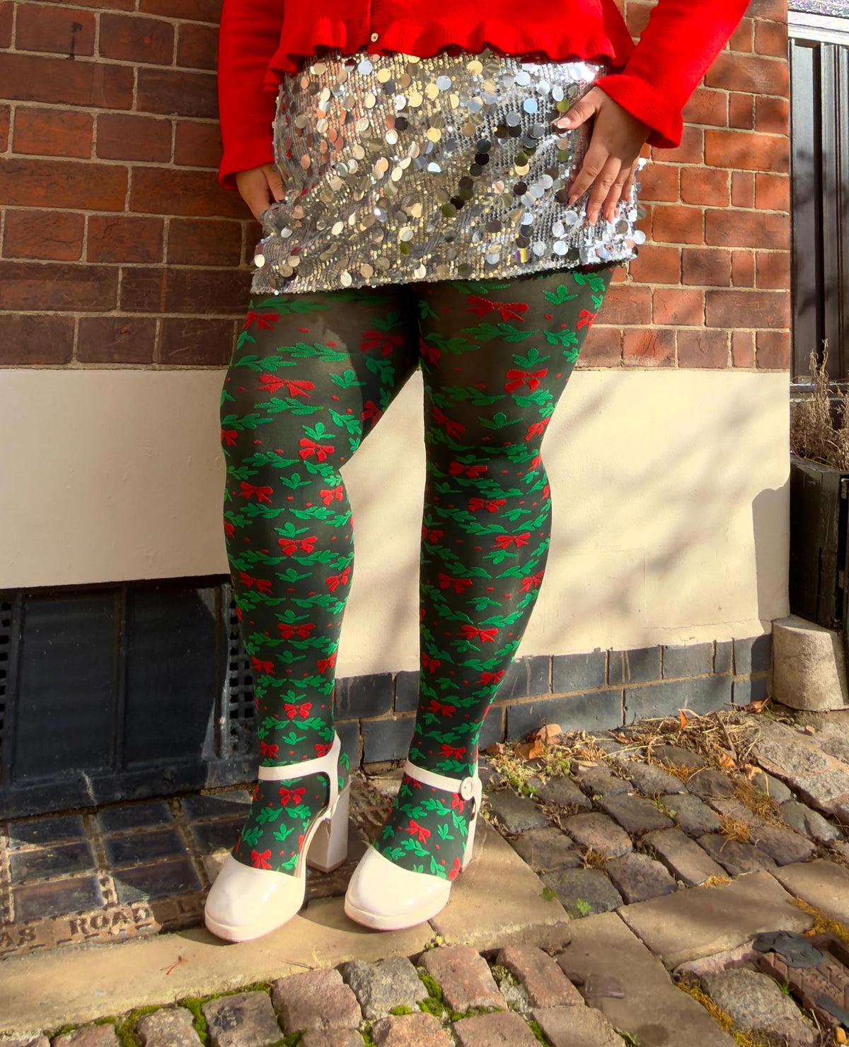 Holly Dolly Tights - Crocodile