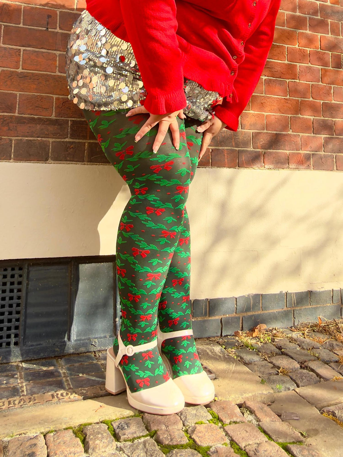 Holly Dolly Tights - Crocodile