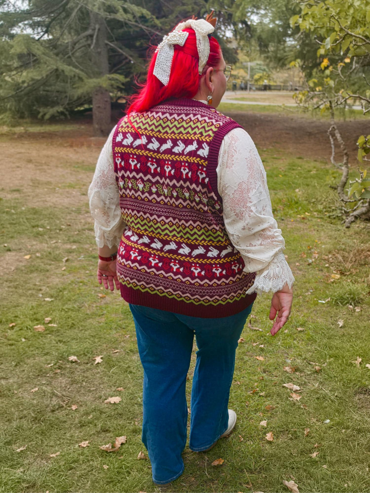 Fair Isle Vest - Woodland Adventure - Multi Color