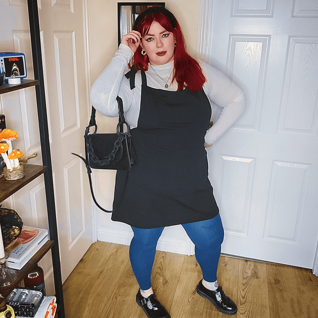 Navy Blue Footless Tights Bone China Snag Snag US