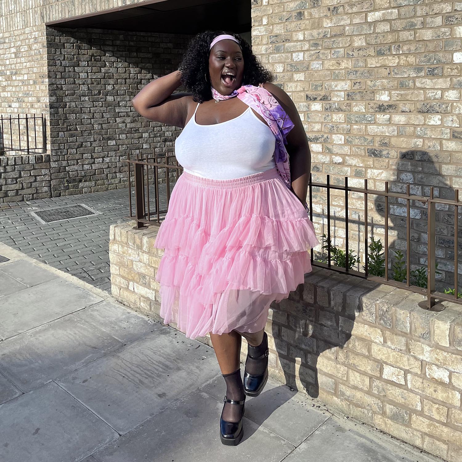 Mini Mesh Skirt - Flushing Pink - Tights & Clothes In Sizes