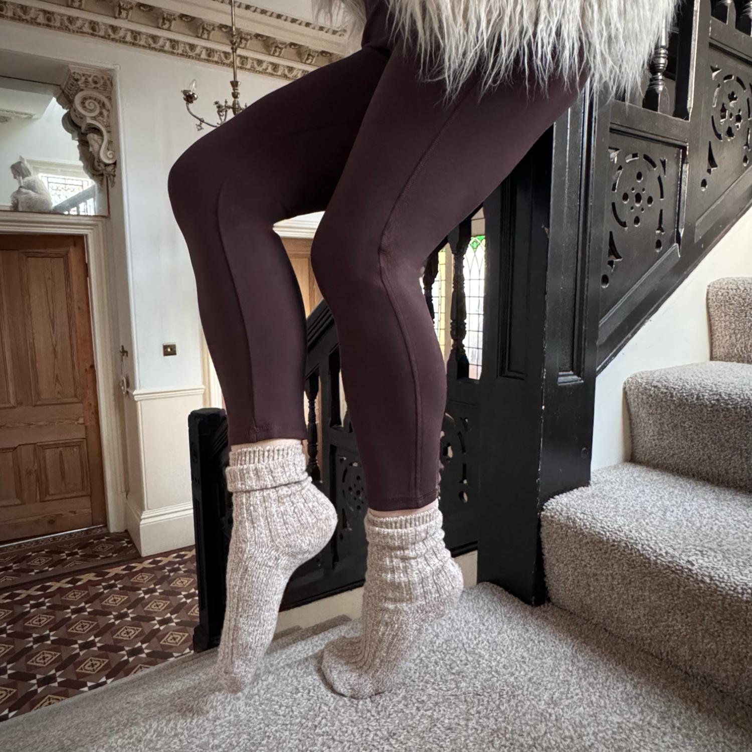 Brown Squat Proof Leggings - Bear | Supportive Sizes 0-34 – Snag US