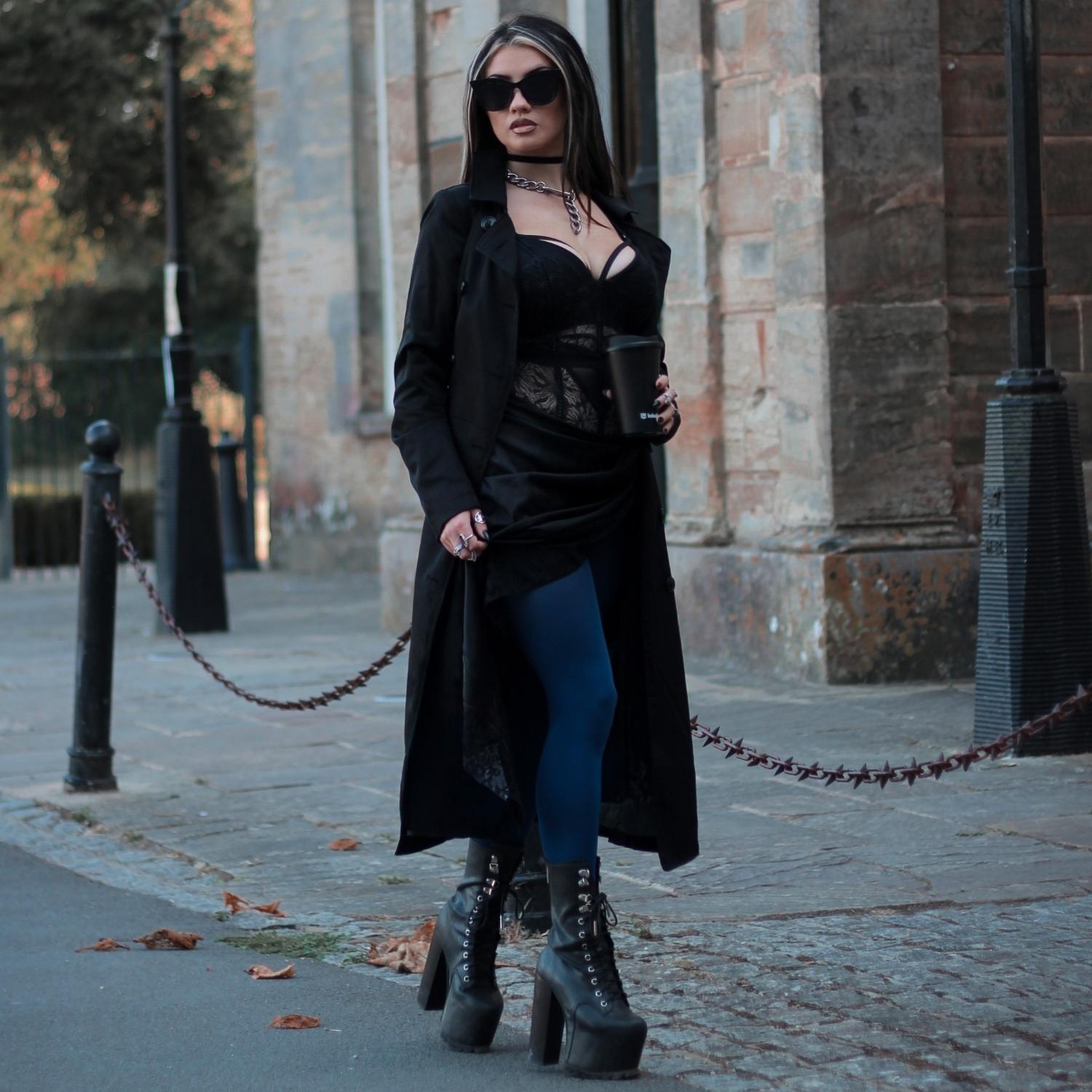 80 Denier Tights in Krakens Breath – Snag US