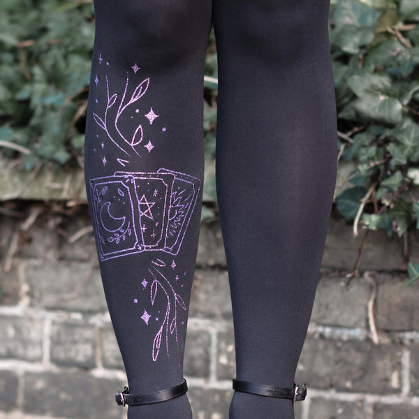 80 Denier Tarot Opaque Tights | Alternative Fashion | Snag – Snag US