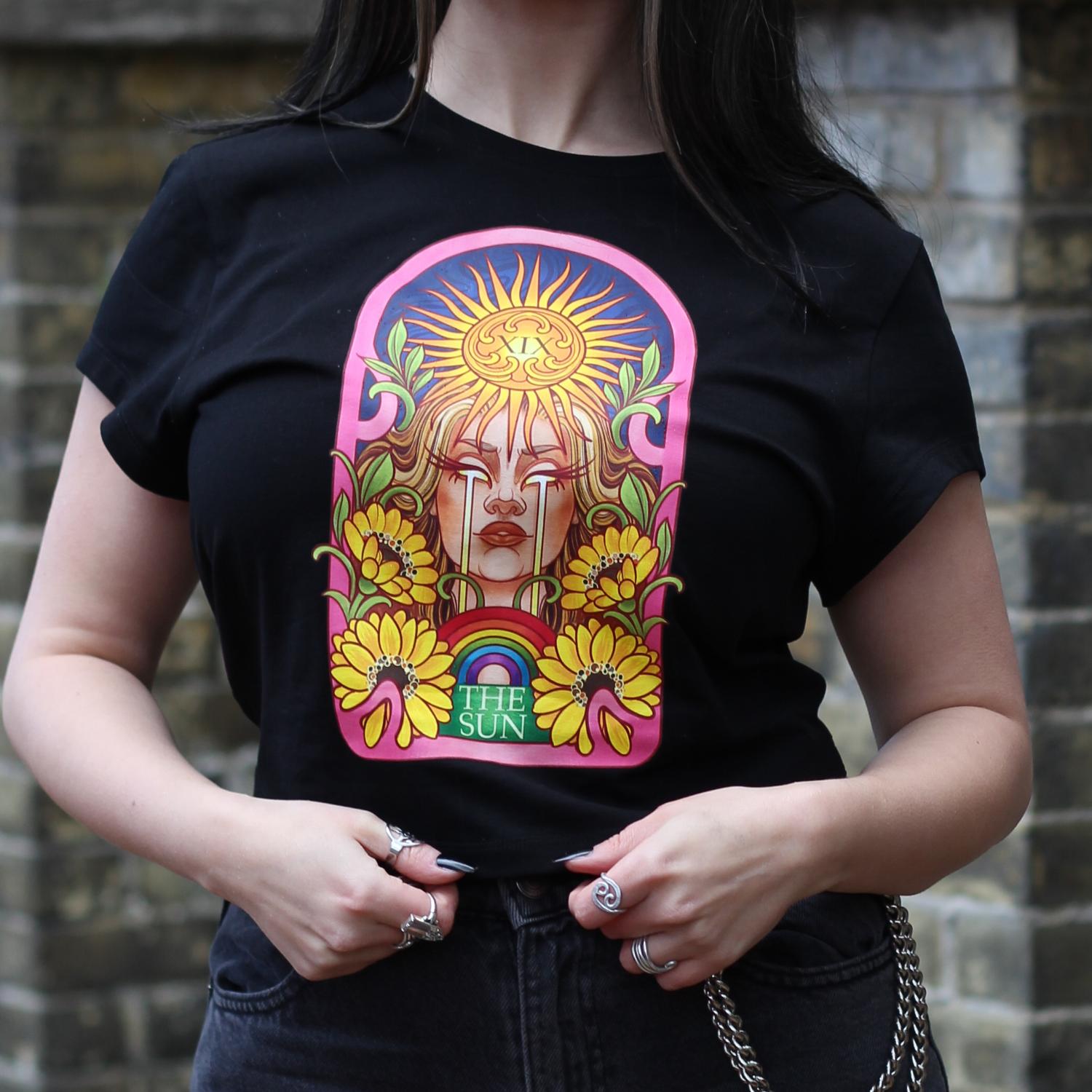 Major Arcana Baby Tee - XIX The Sun