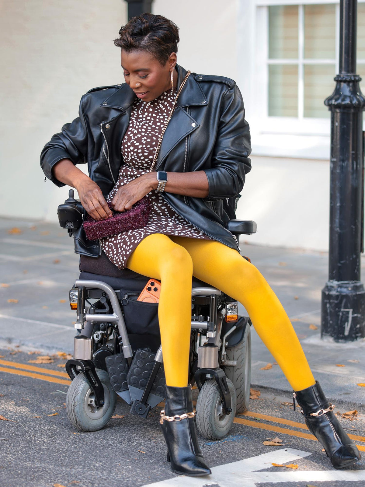 Super Opaque 120 Den Tights - Cursed Custard
