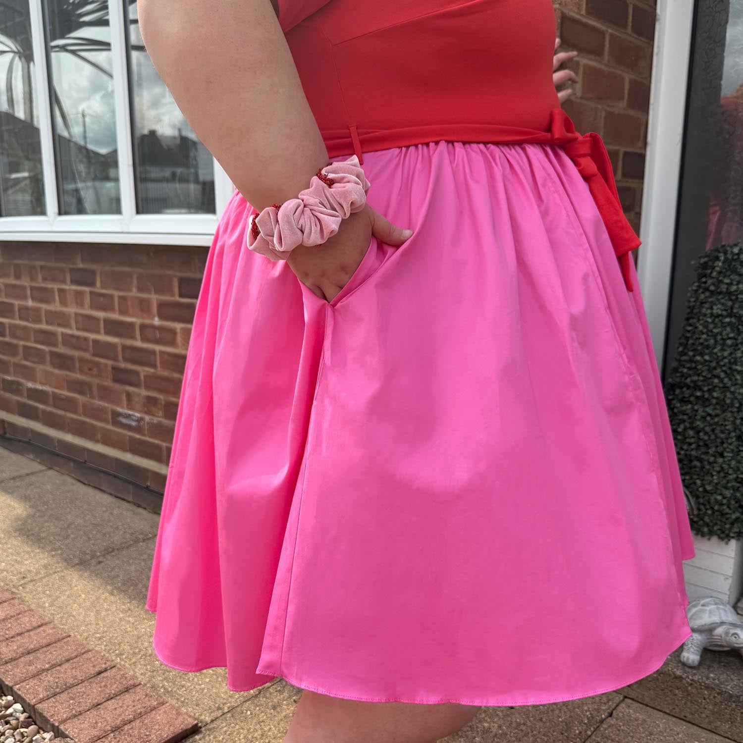 Mini Tee Poplin Dress - Sangria/Pink Lady - Tights & Clothes In Sizes 1-34 - Snag Snag US Mini Tee Poplin Dress - Sangria/Pink Lady - Tights & Clothes In Sizes 1-34 - Snag Snag US