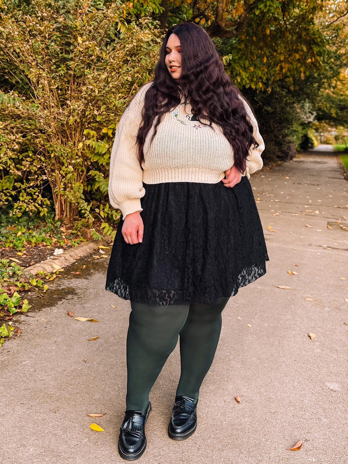 Super Opaque 120 Den Tights - Crocodile