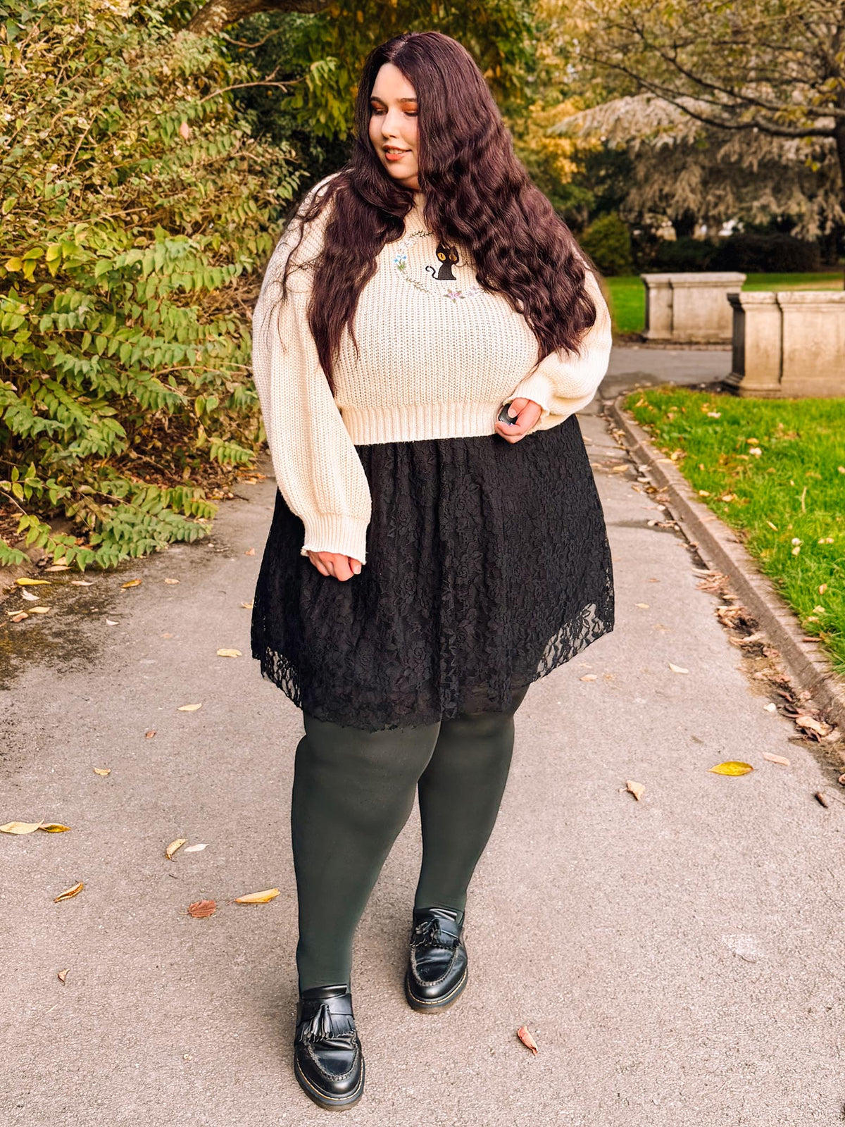 Super Opaque 120 Den Tights - Crocodile