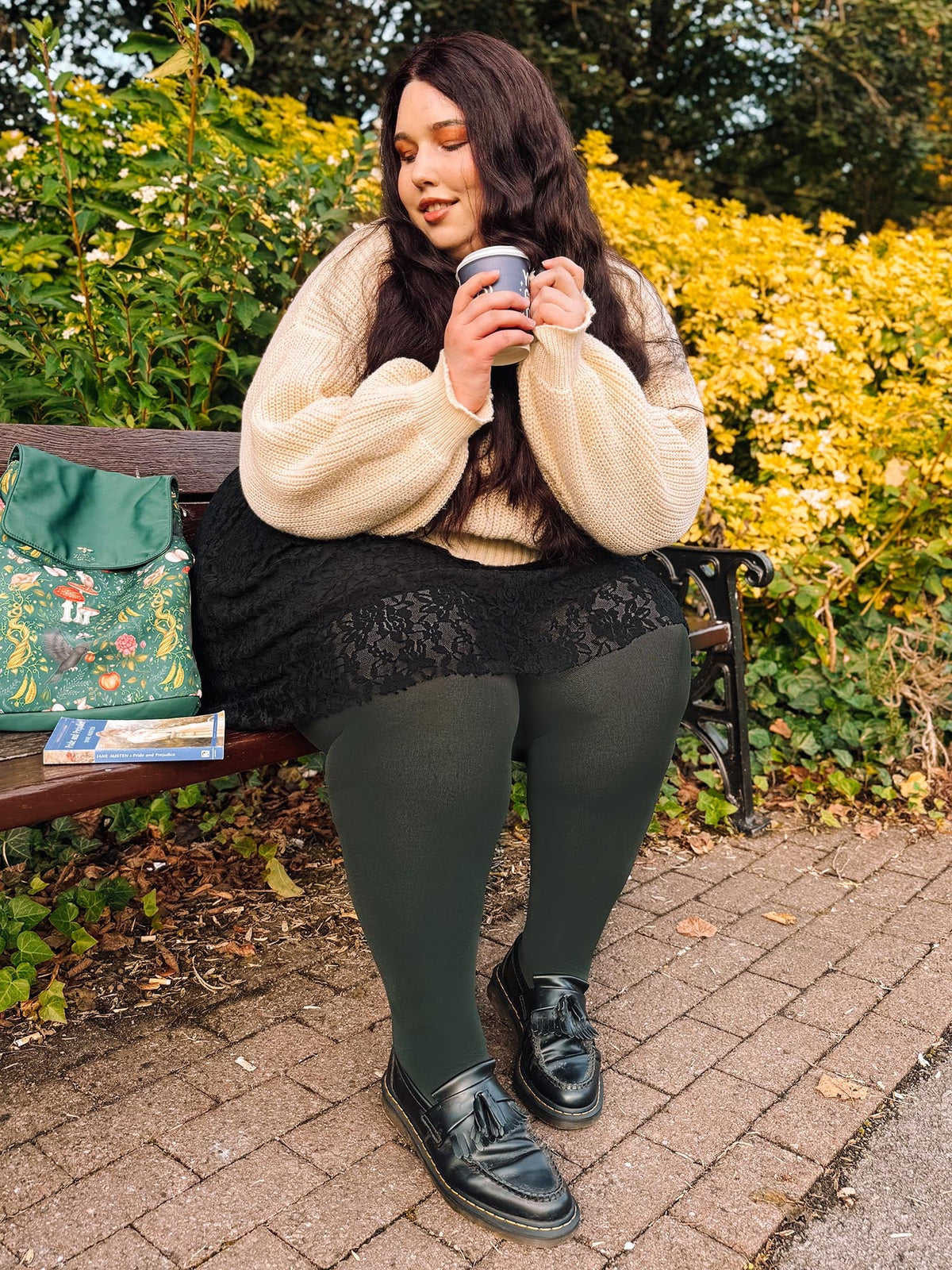 Super Opaque 120 Den Tights - Crocodile