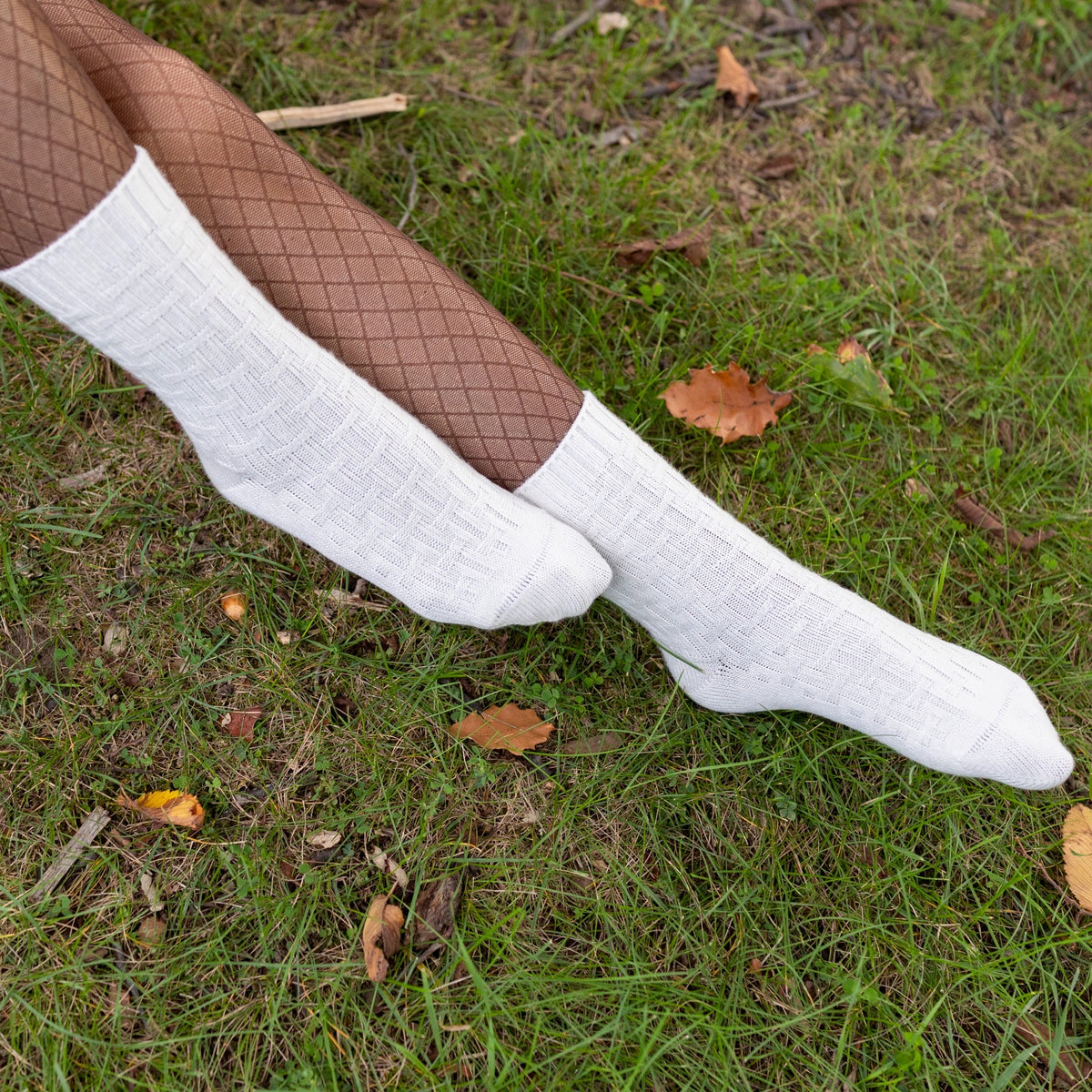 Everyday Crew Socks - White
