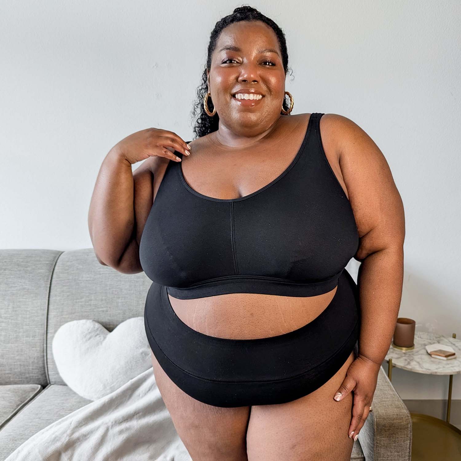 Salsation Cotton Bra サイズS Organic Cotton Bra - Black Sizes 0-34 – Snag US