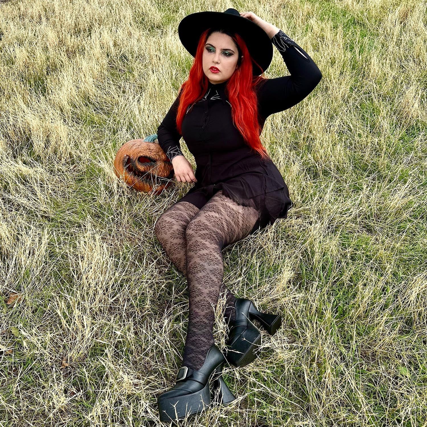 Phantom Veil Tights | Cute Ghost Halloween Tights | Snag – Snag US