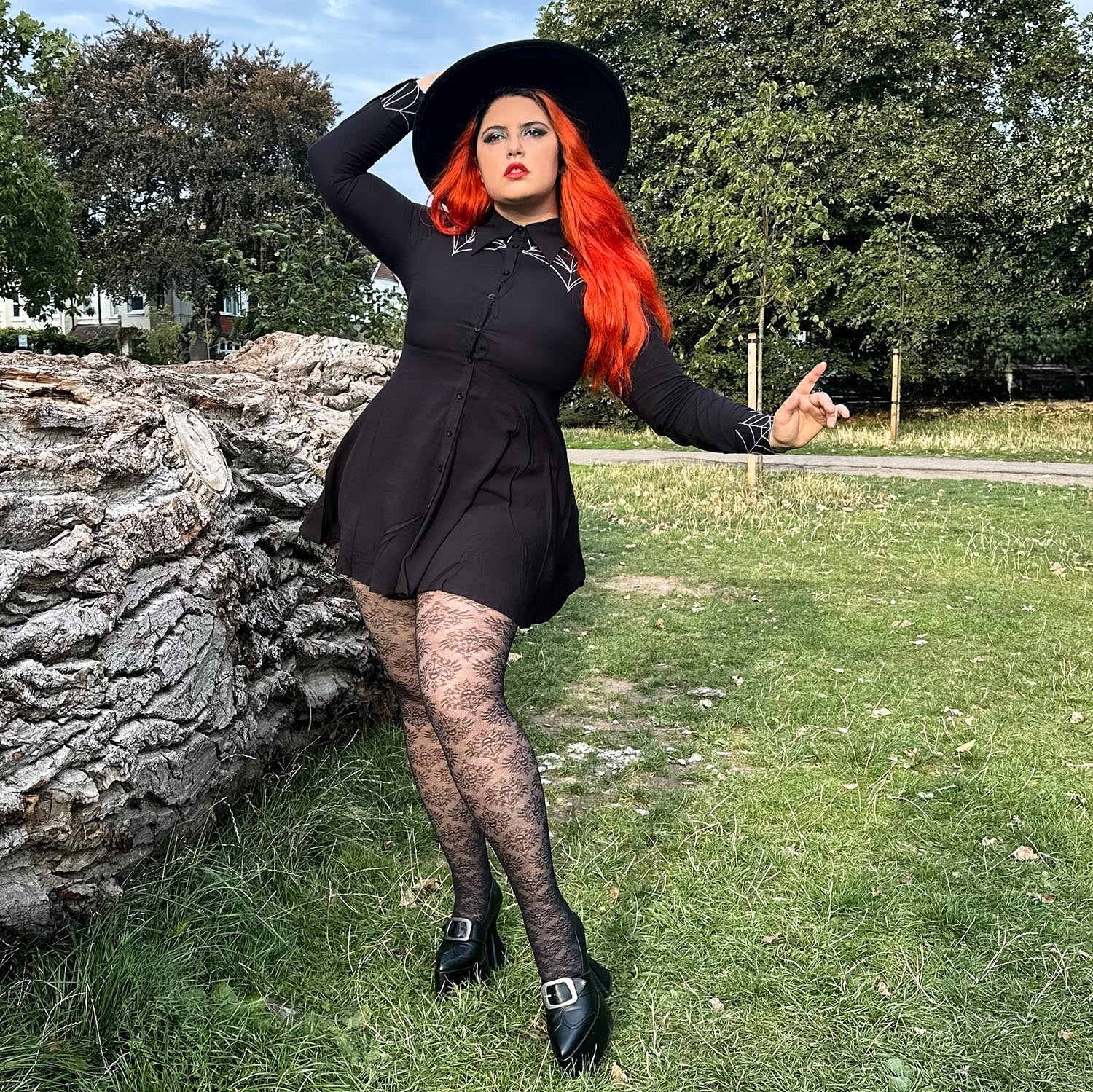Phantom Veil Tights | Cute Ghost Halloween Tights | Snag – Snag US