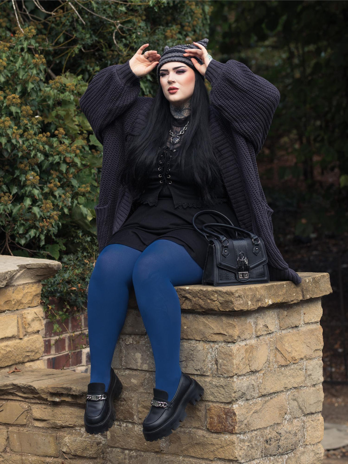 Super Opaque 120 Den Tights - Kraken's Breath