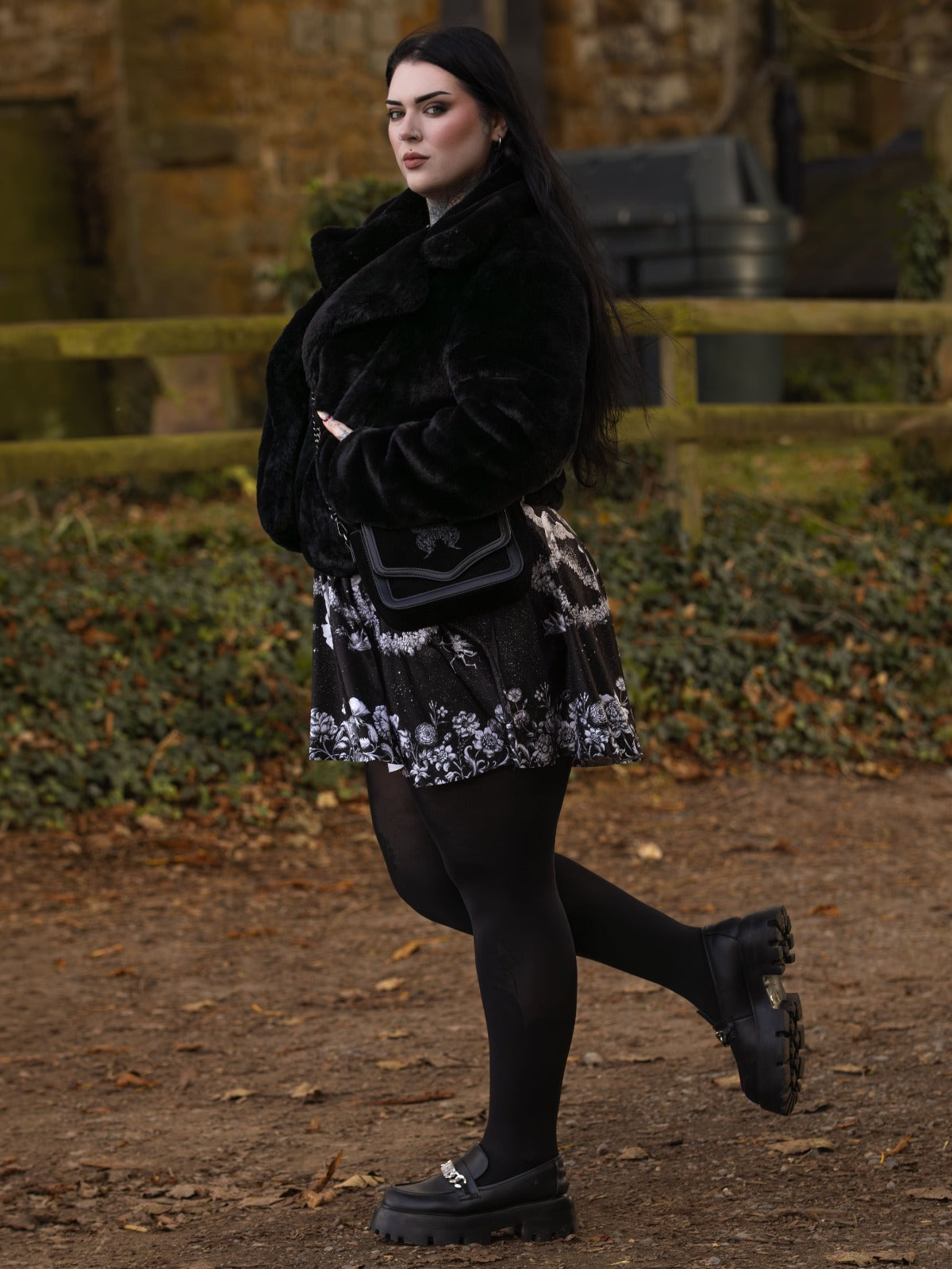 Opaque 80 Den Tights - Black