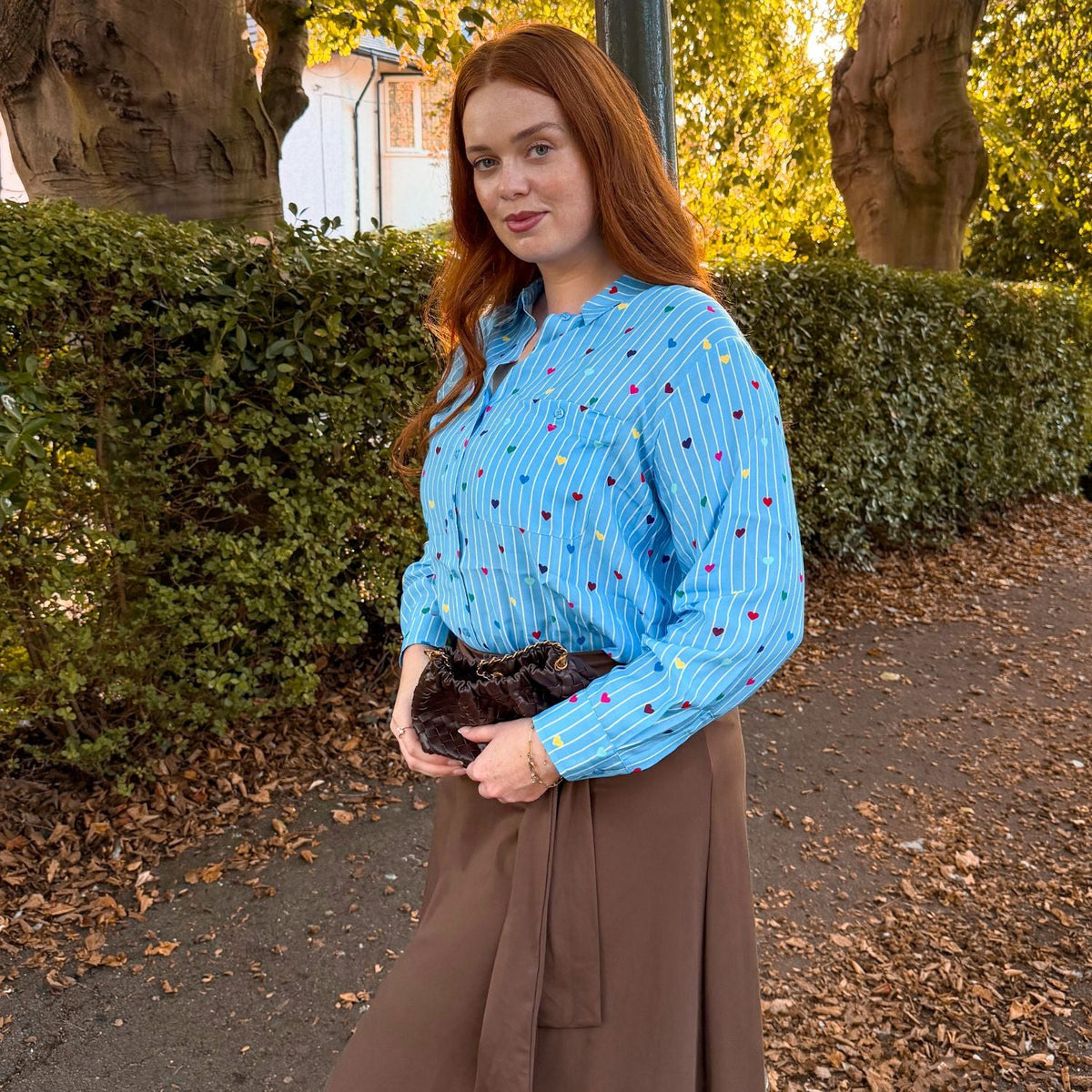 Tailored Woven Viscose Shirt - Love Line