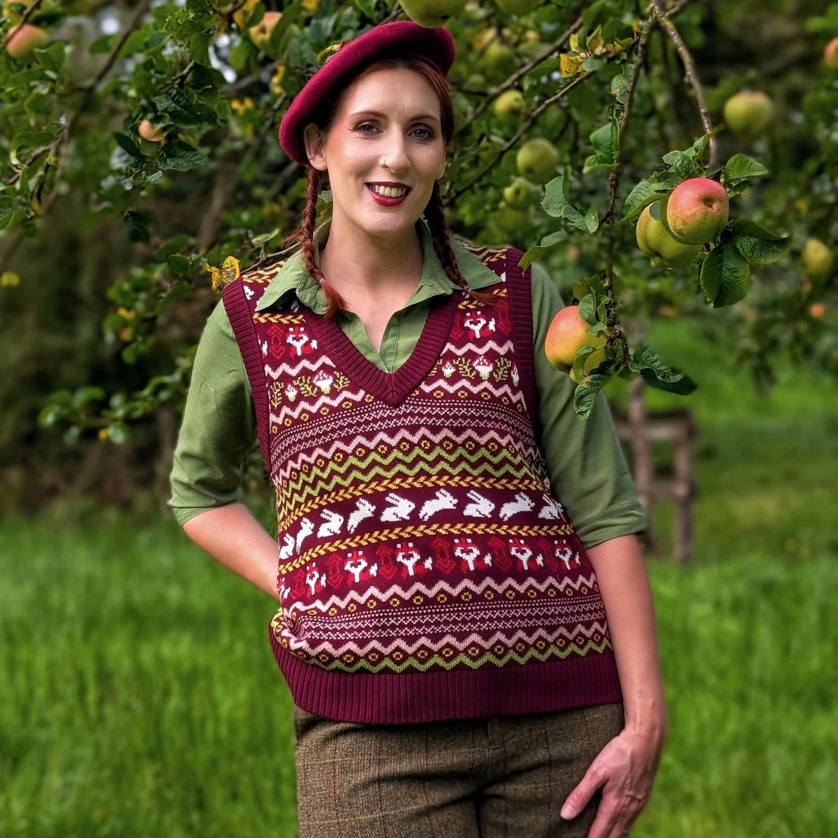 Fair Isle Vest - Woodland Adventure - Multi Color
