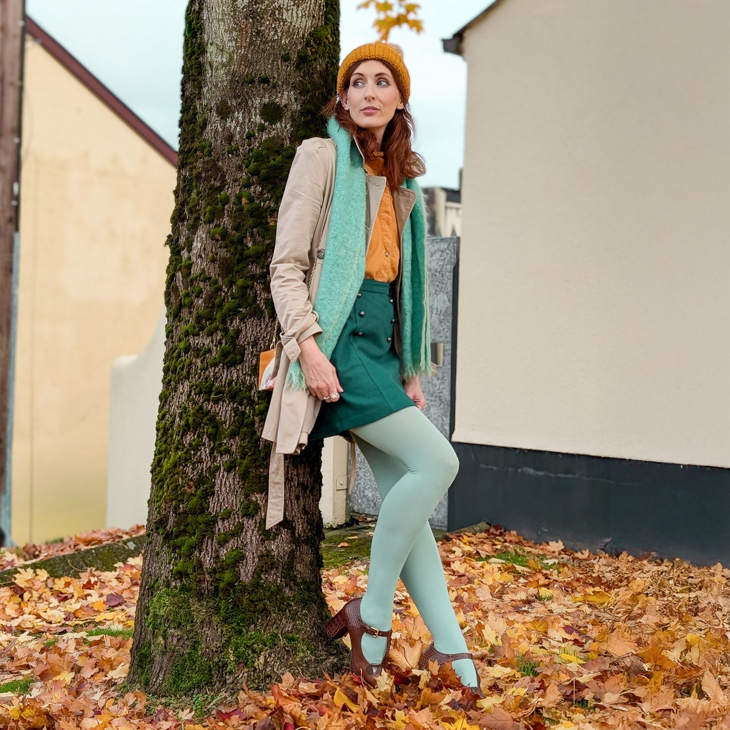 Super Opaque 120 Denier Tights - Chalcedony