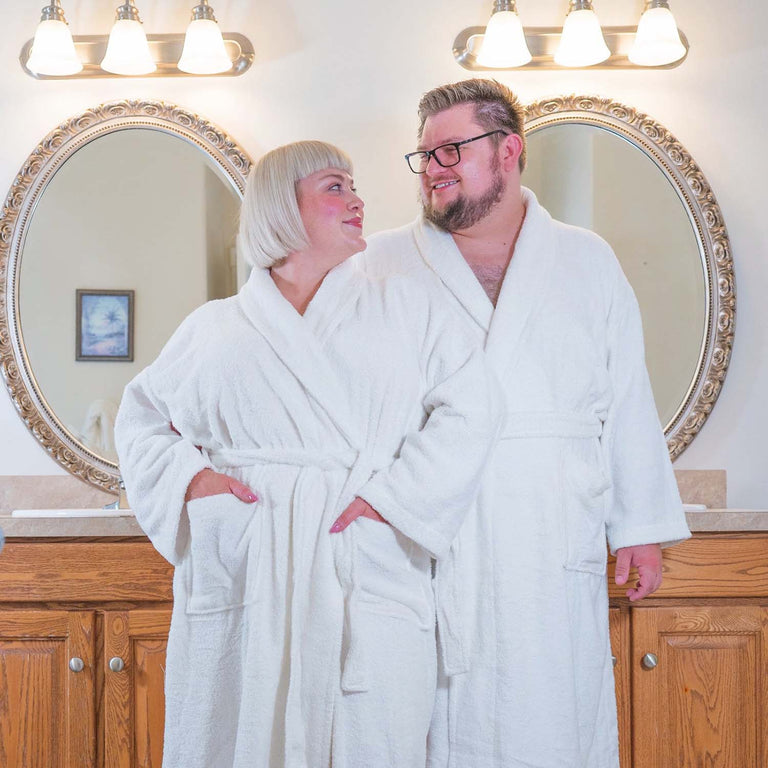 Luxury Large Bath Robe in White - Snag – Snag US