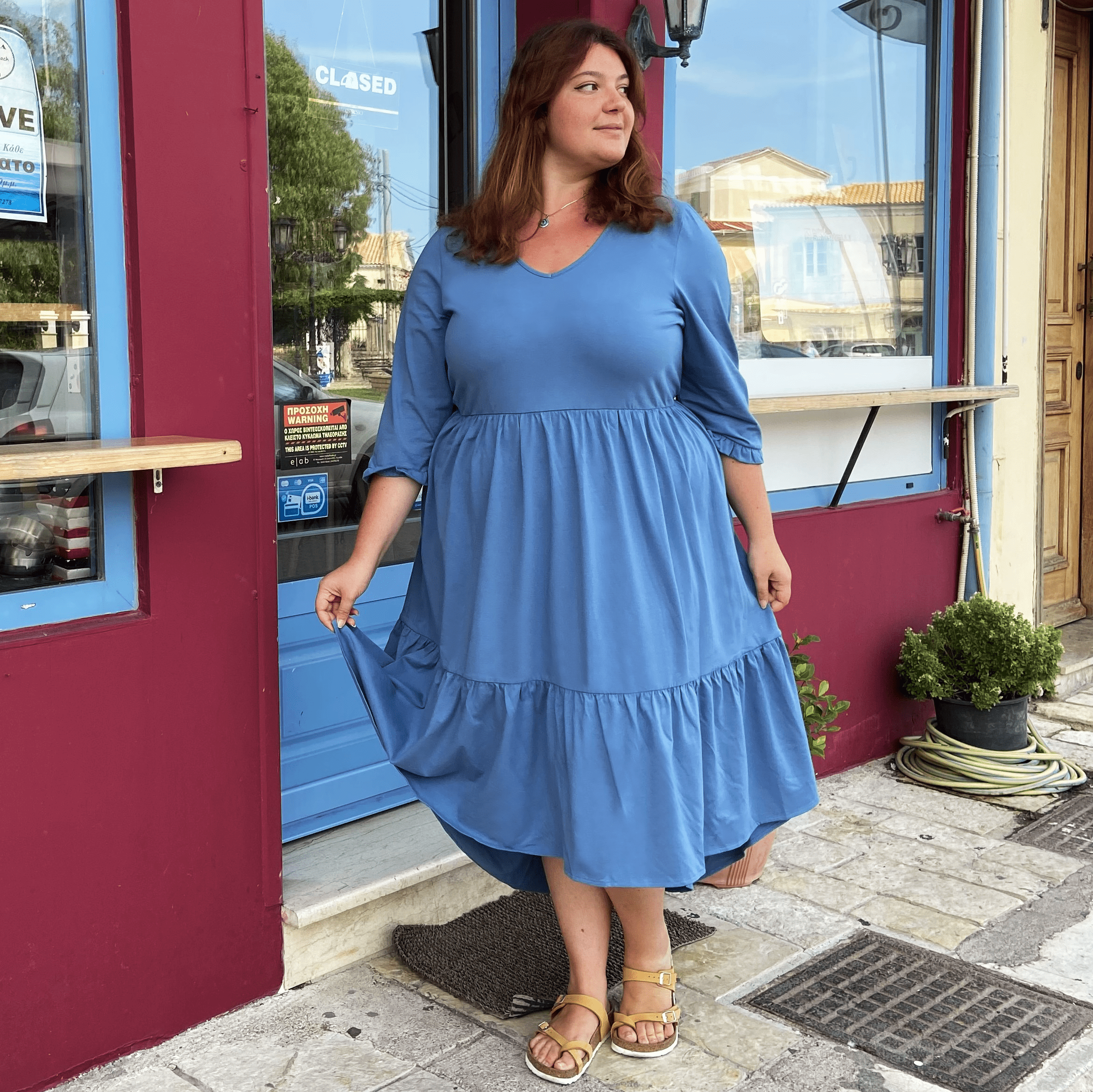 Pastel Dreams Striped Colorblock Midi Dress – Ivy & Olive Boutique