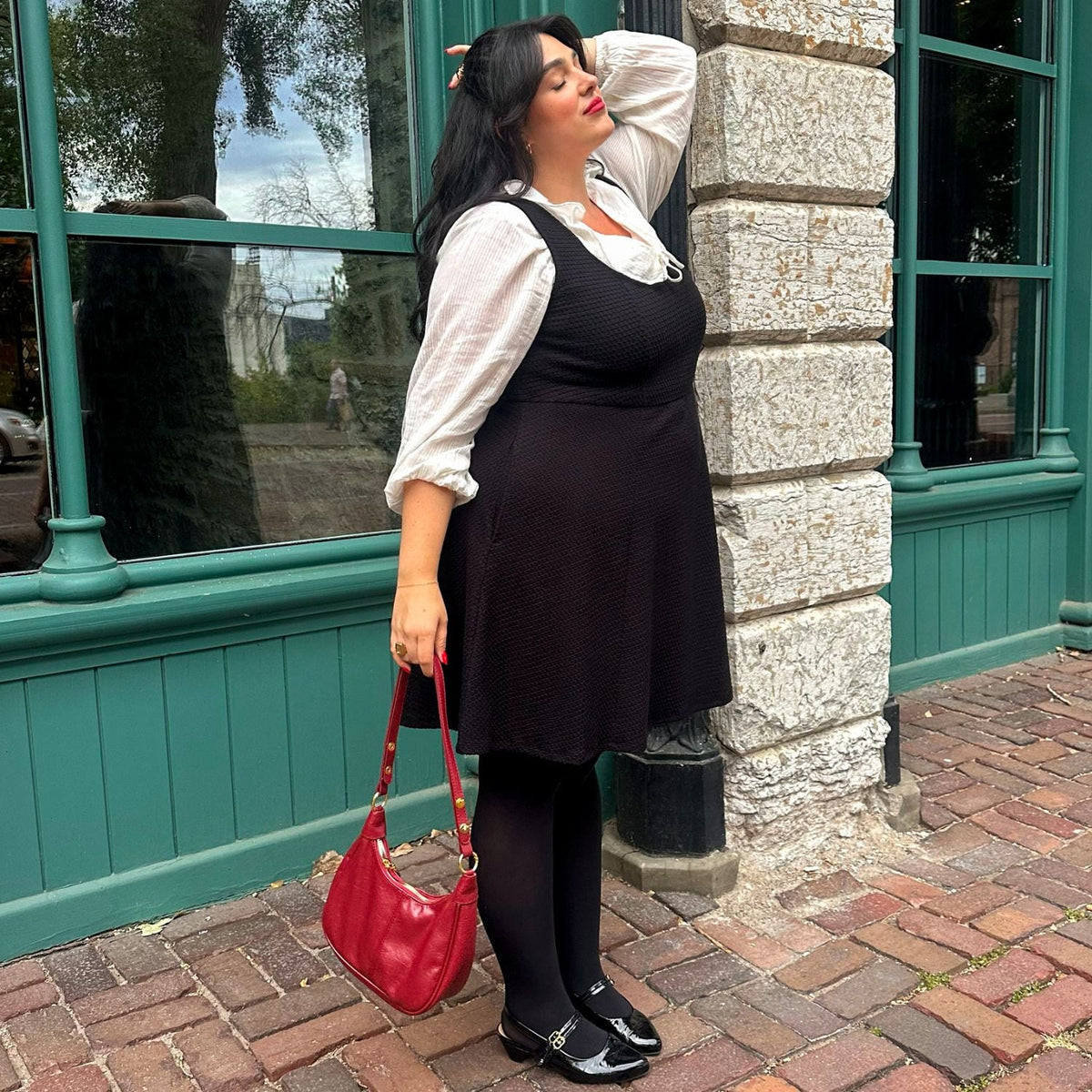 Archean Skater Dress - Black