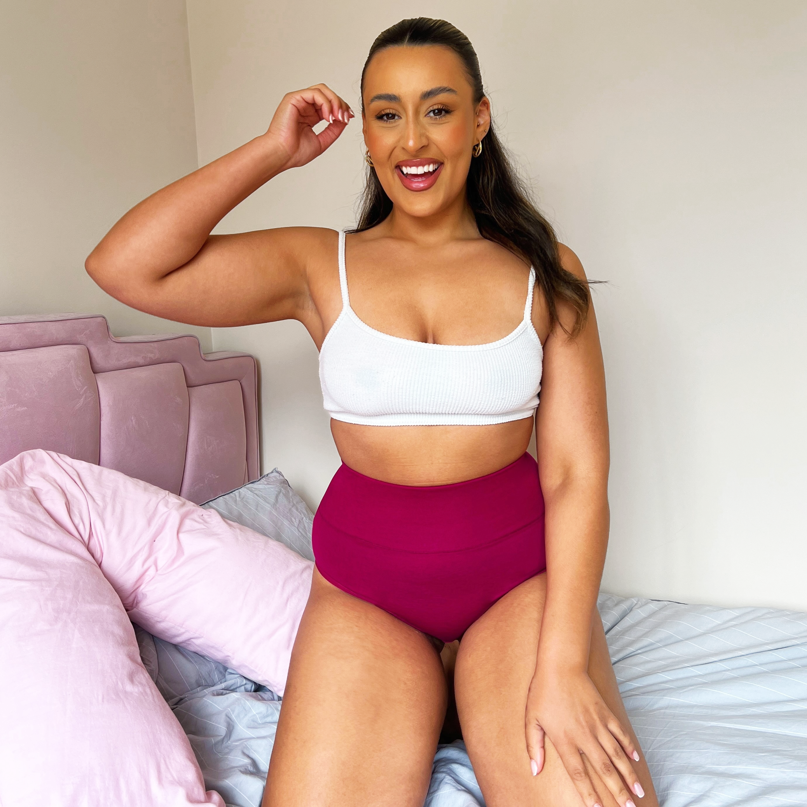 Pink panties discount size