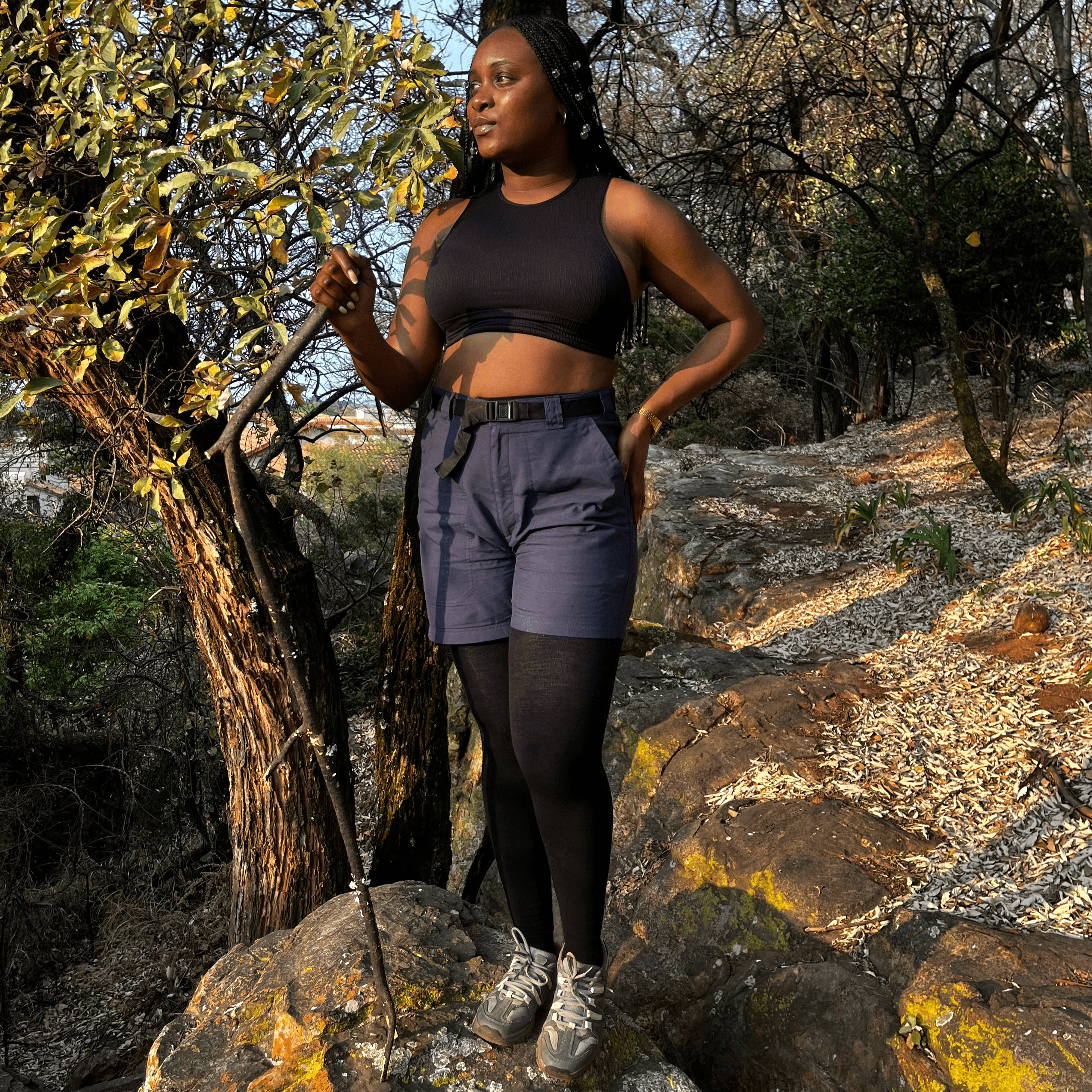 Merino Wool Tights Black Snag Snag US