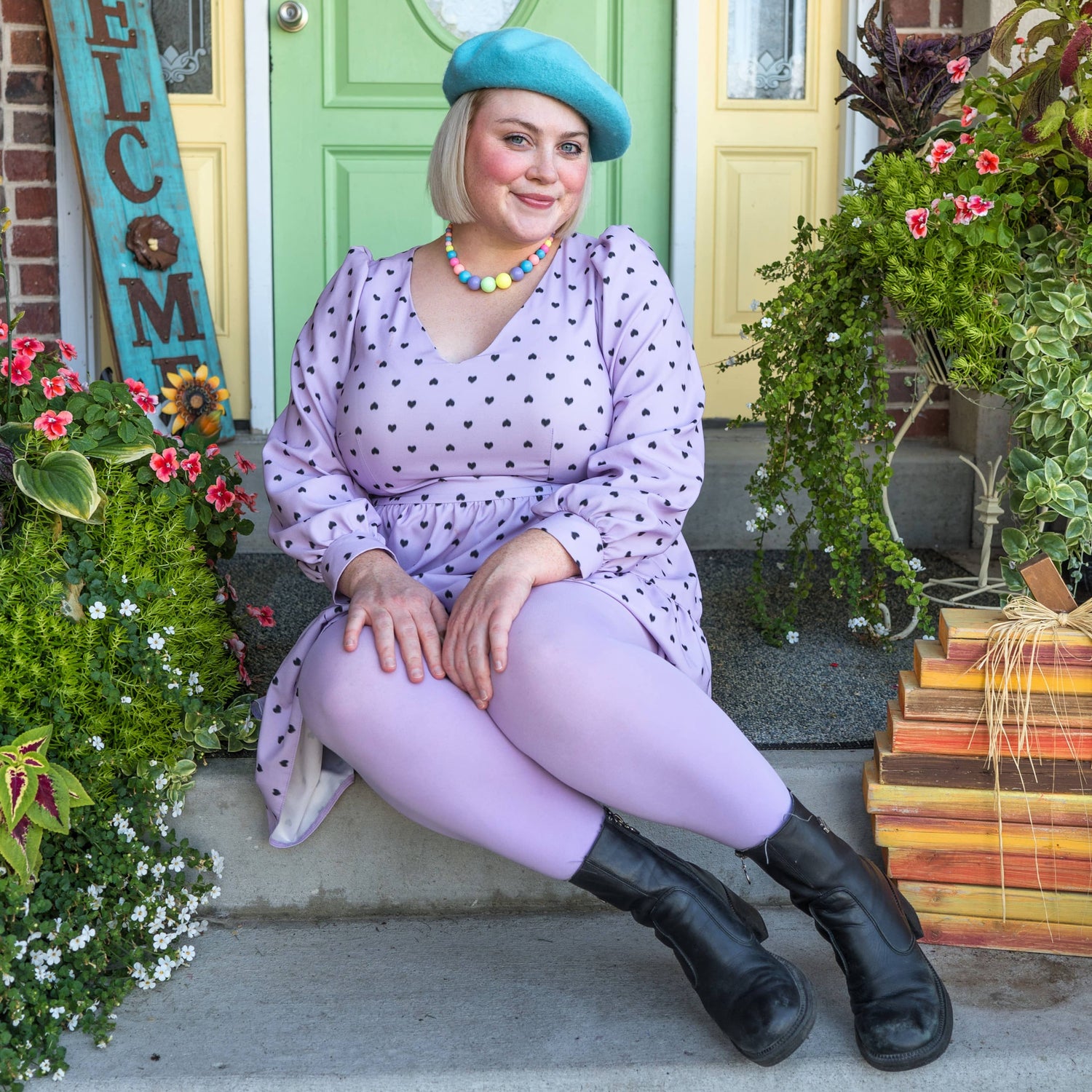 Super Opaque 120 Denier Tights - Wisteria