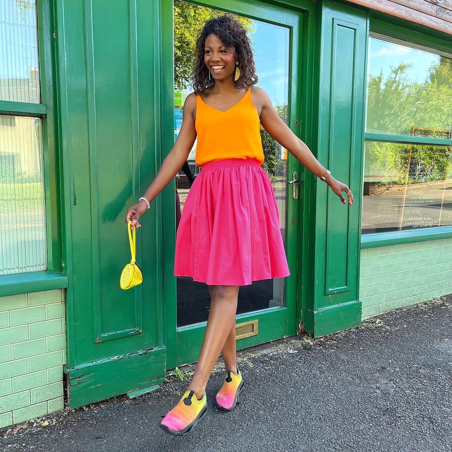 Mini Skirt Poplin - Bubblegum - Tights & Clothes In Sizes 1-34