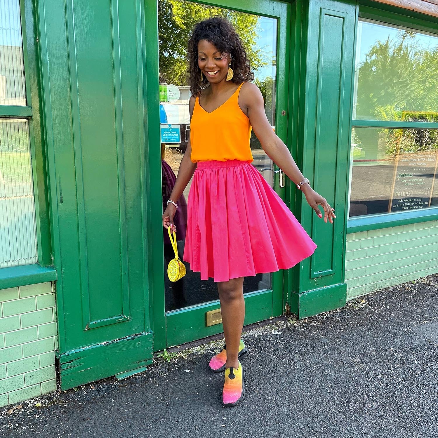 Mini Skirt Poplin - Bubblegum - Tights & Clothes In Sizes 1-34
