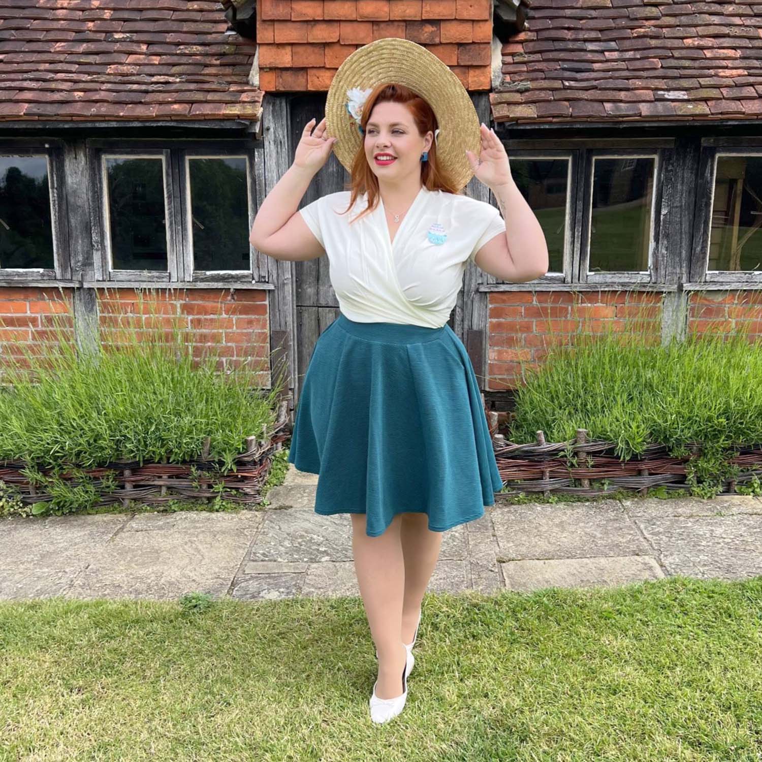 Ottoman Flare Skirt - Blueberry Muffin - Snag – Snag US
