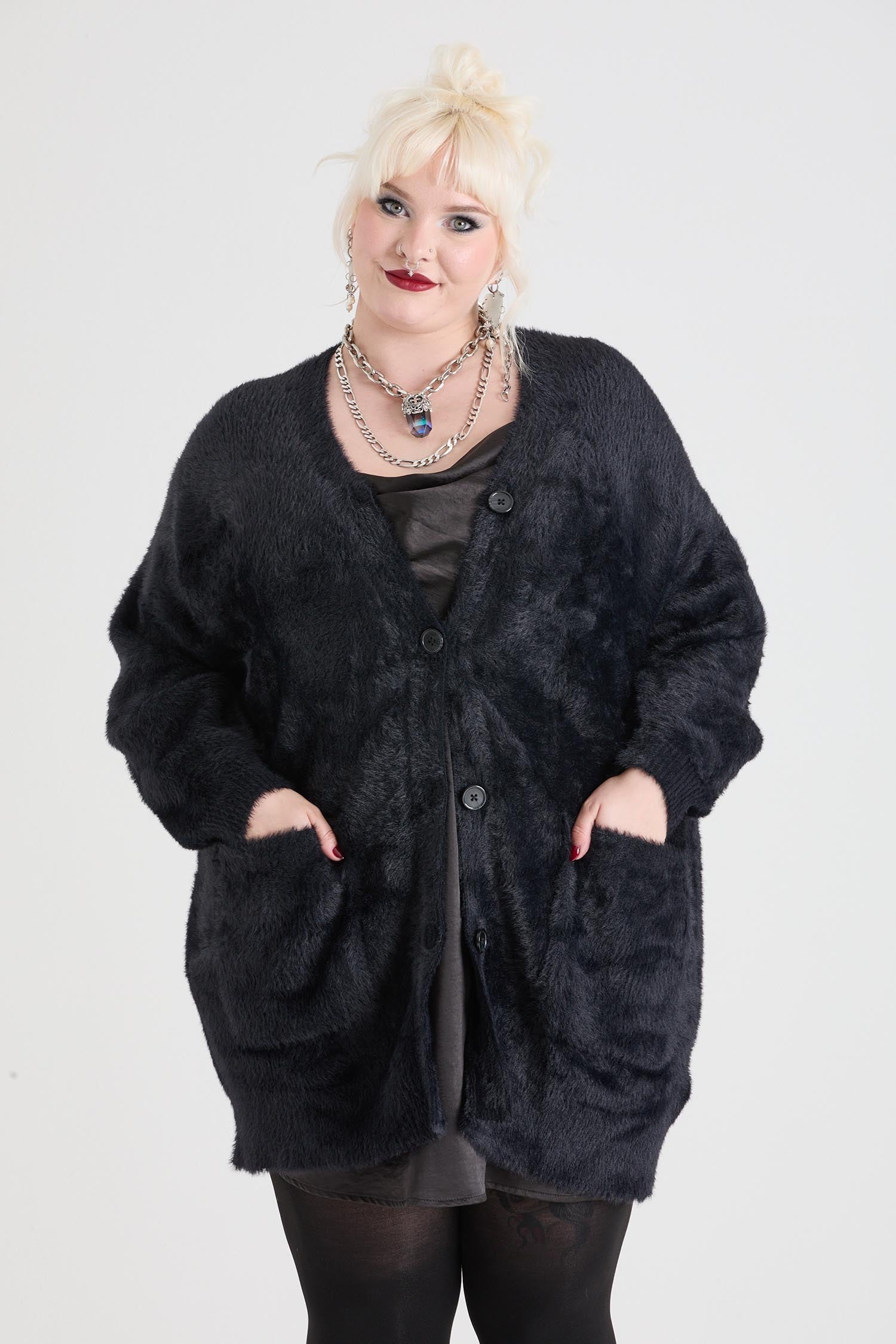 Oversized Fluffy Cardigan | Cosy Knitwear | Snag – Snag US