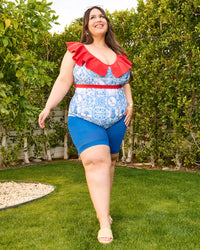 Stay Cool Swim Chub Rub Shorts - Dolce Blue