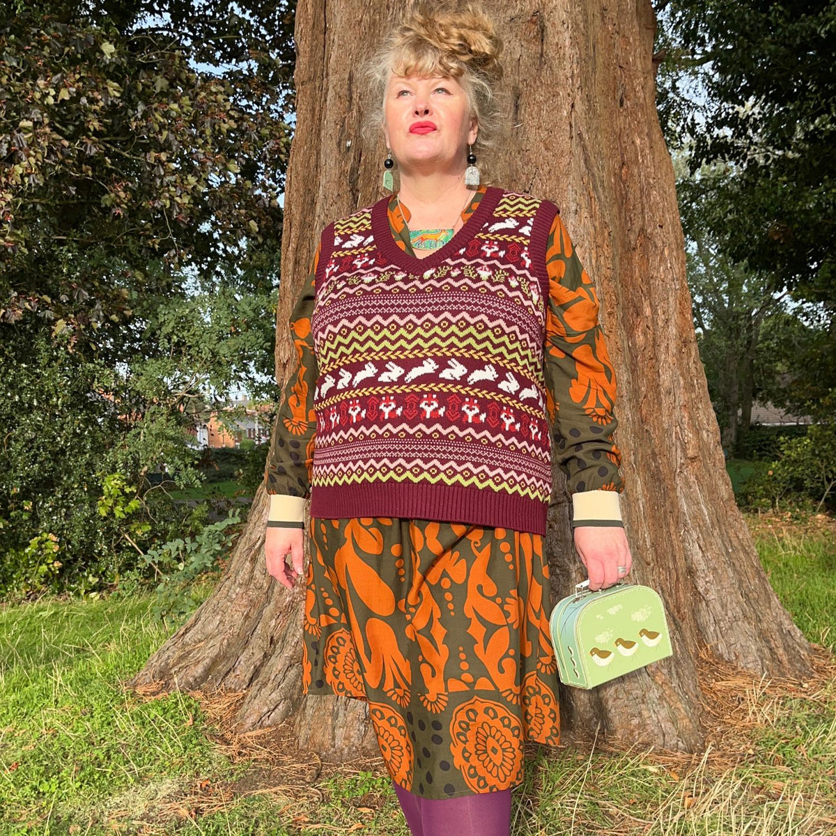 Fair Isle Vest - Woodland Adventure - Multi Color