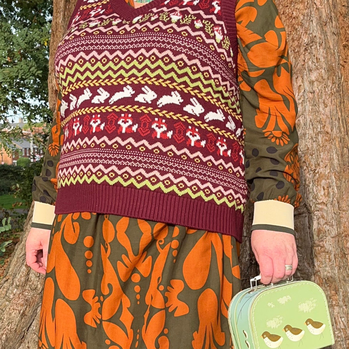 Fair Isle Vest - Woodland Adventure - Multi Color