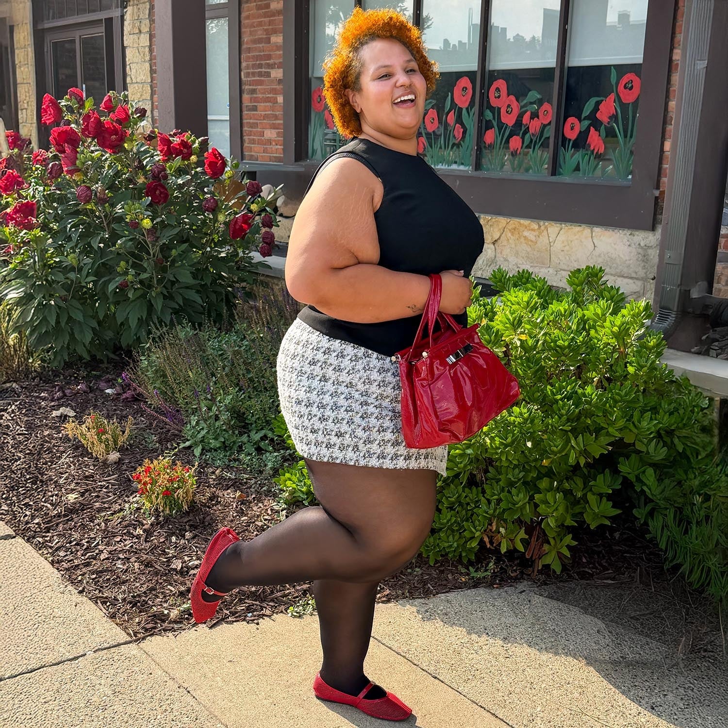 Semi-Opaque 50 Den Halo Tights - Liquorice
