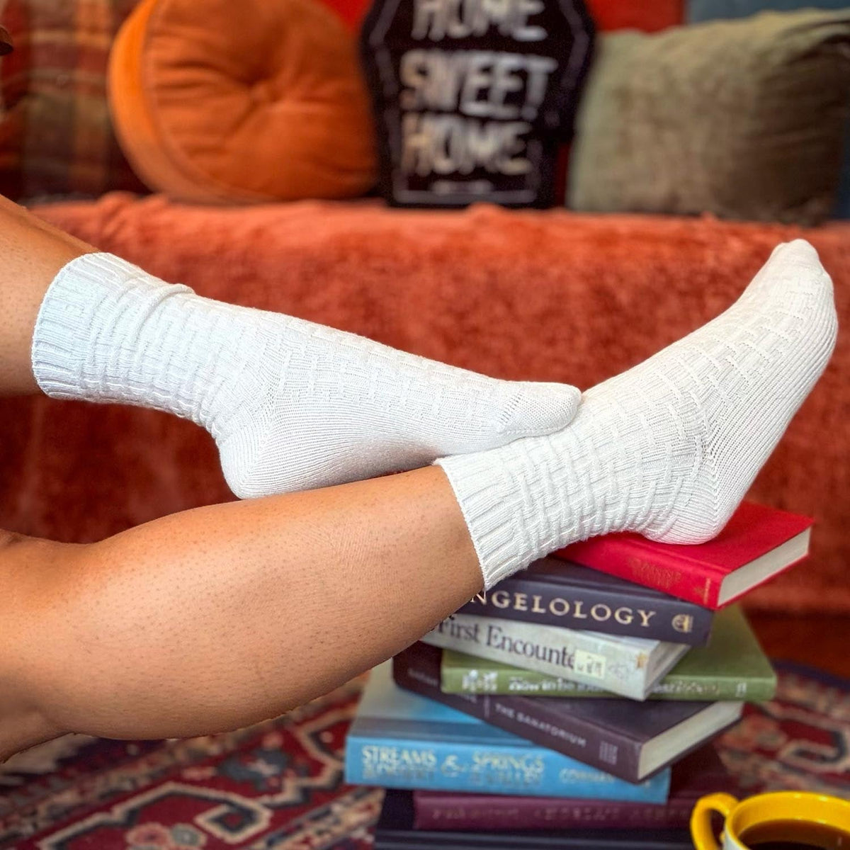 Everyday Crew Socks - White