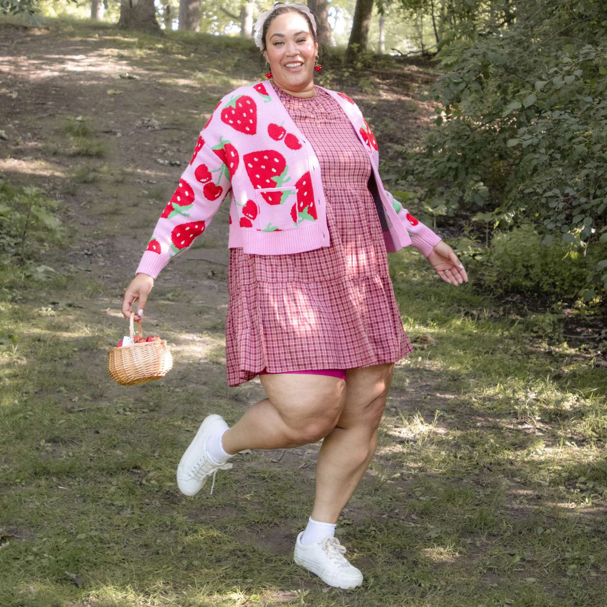 Cotton Rich Cardigan - Strawberry