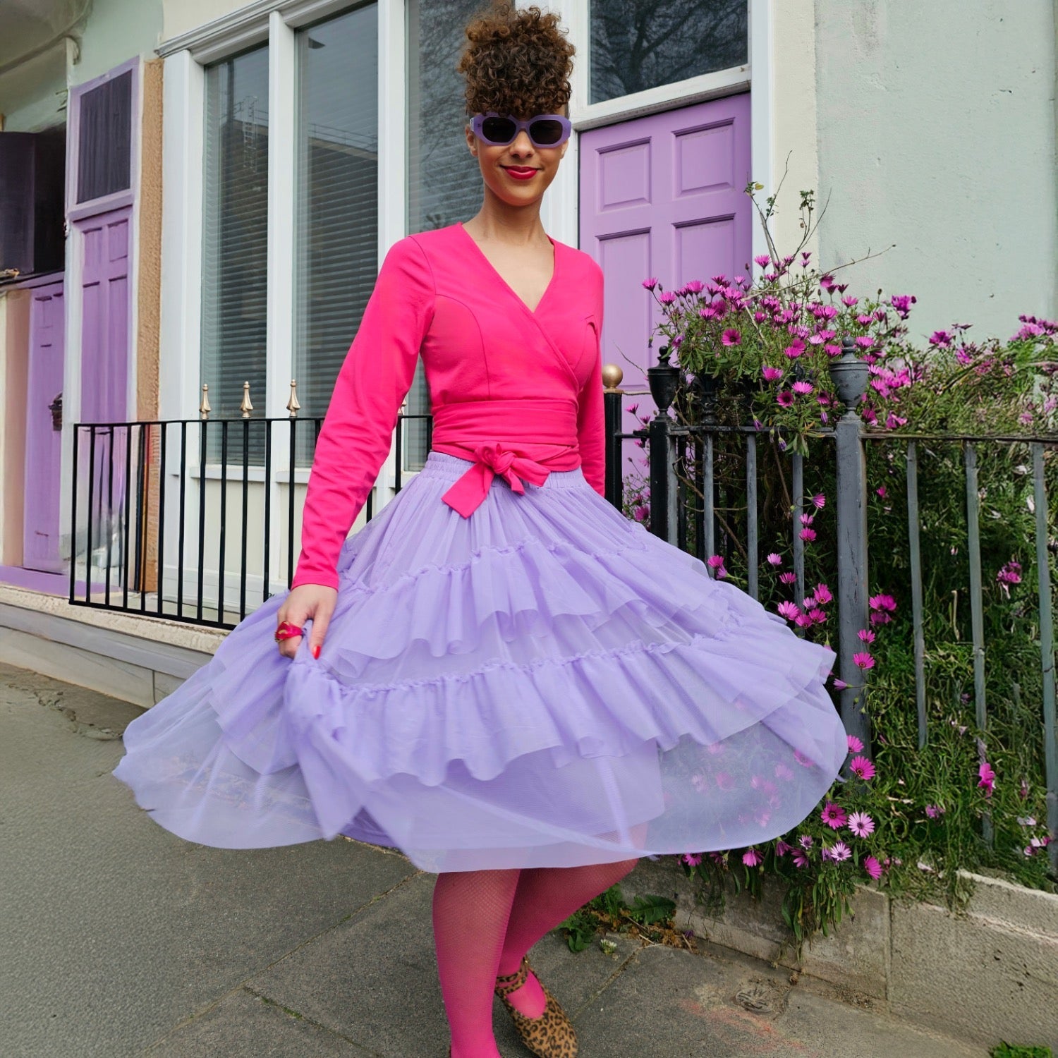 mesh dress skirt Mesh Skirt - Lavender Fields